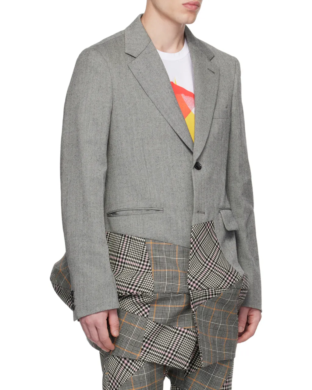 Crinoline Long-Sleeved Suit Jacket