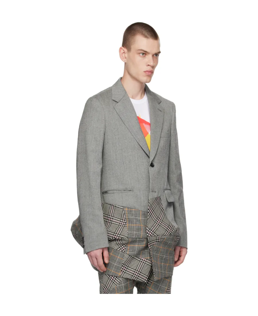 Crinoline Long-Sleeved Suit Jacket