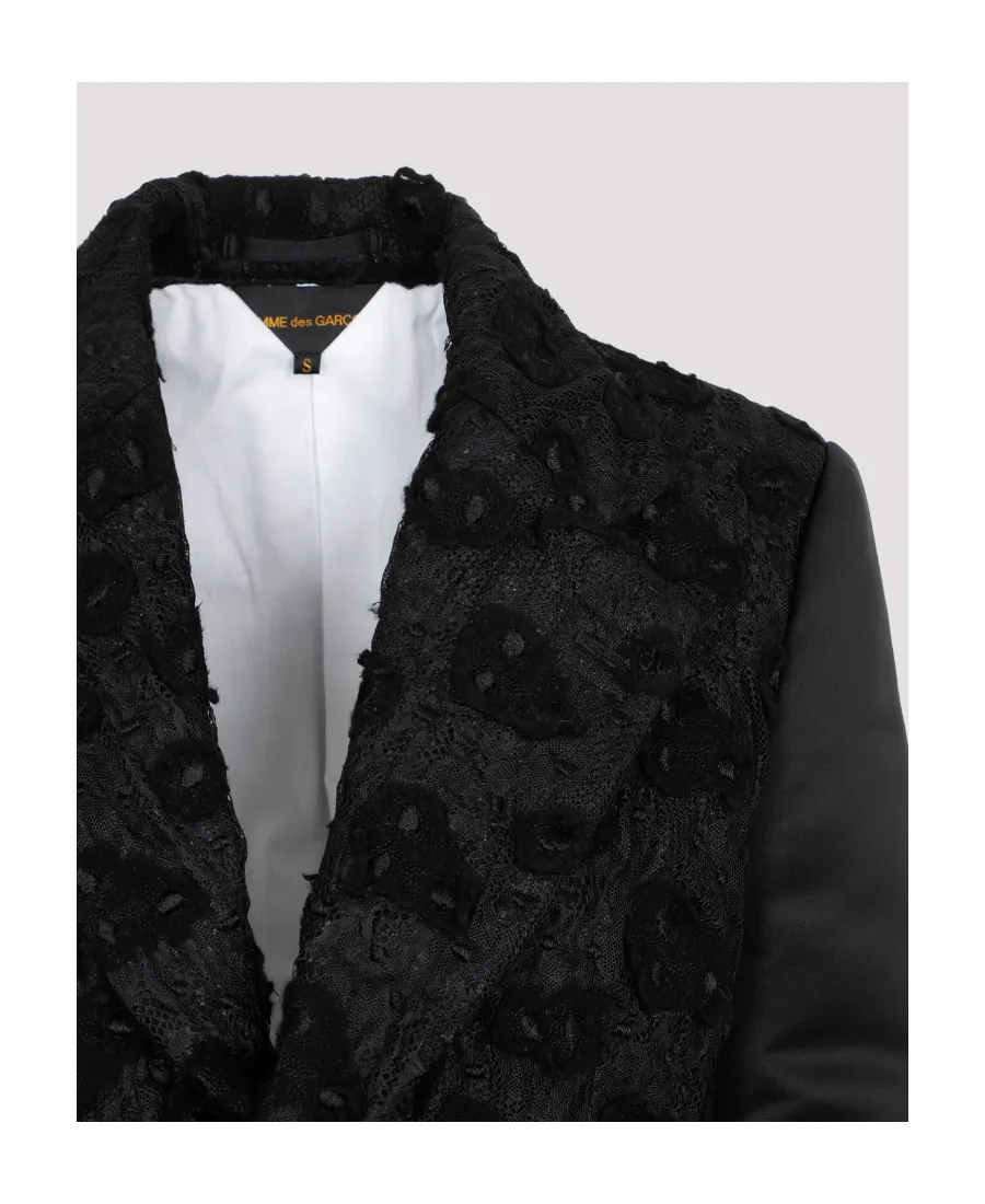 Embroidered Single Breasted Blazer