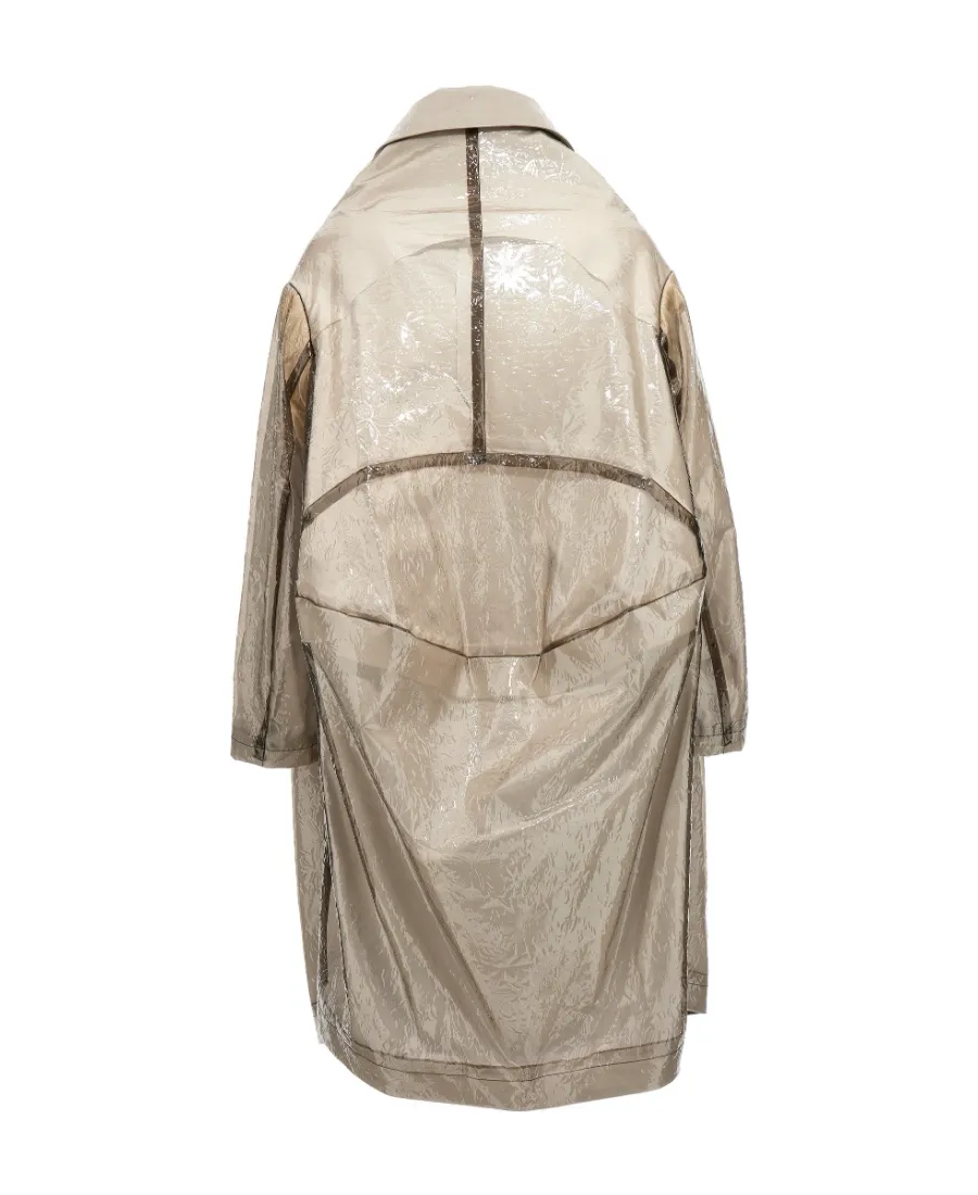 Oversize Hooded Trench Coat