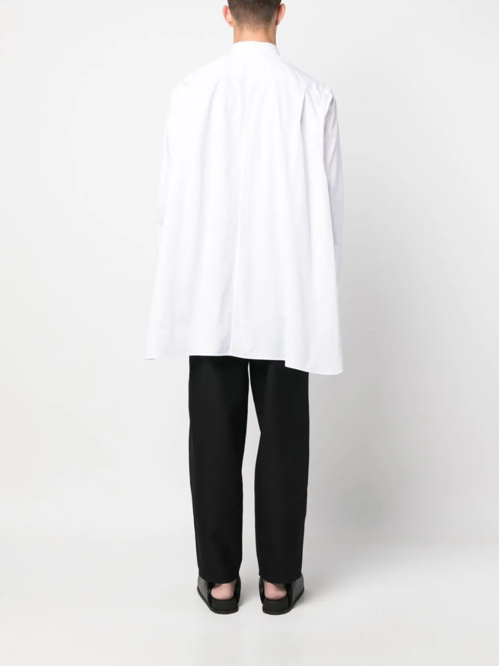 Side-Slits Cotton Shirt