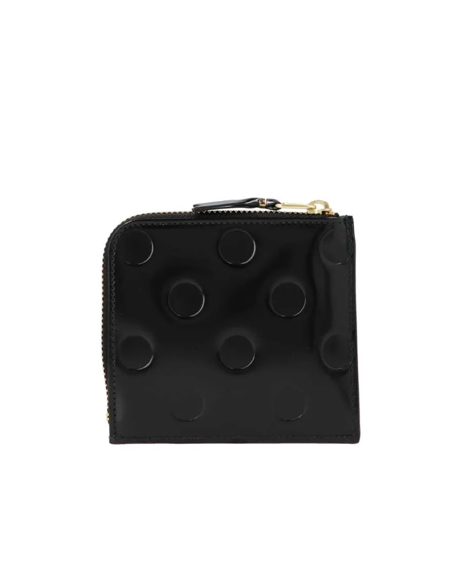 Polka-Dot Embossed Wallet