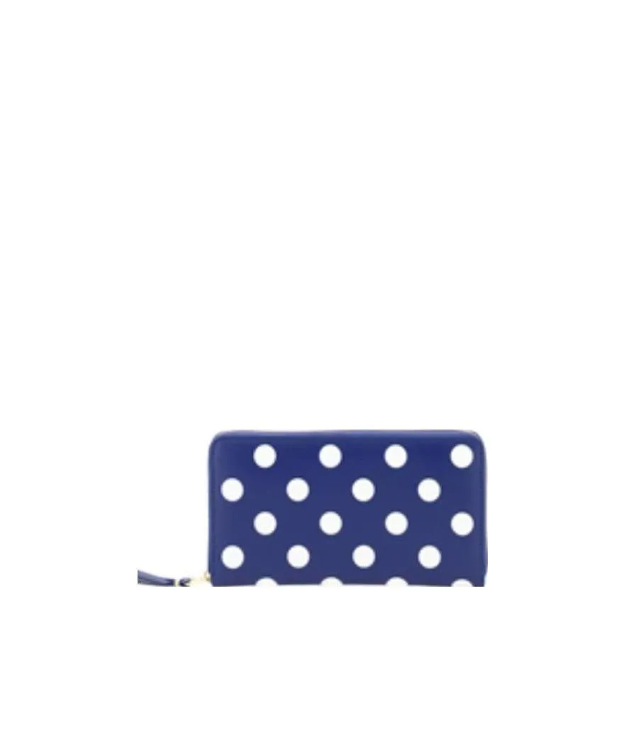 Polka Dot Zipped Wallet