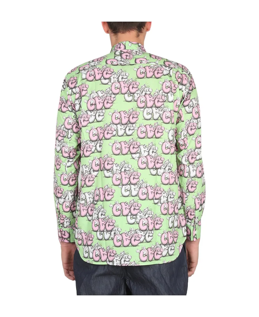 Printed Long-Sleeved Shirt