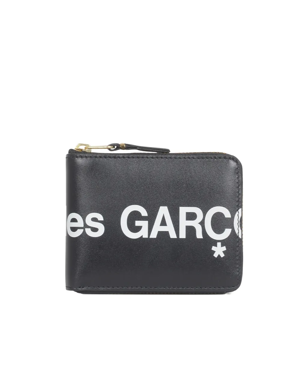 Logo Printed Zip-Around Wallet