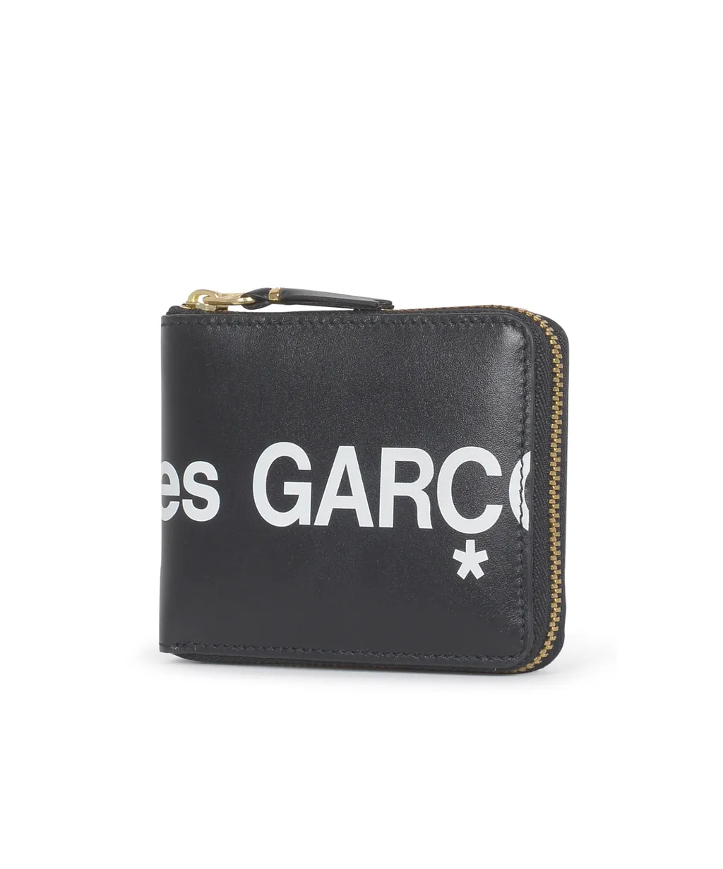 Logo Printed Zip-Around Wallet