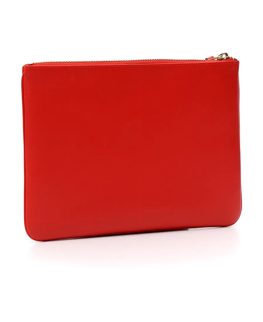 Logo Detailed Zip-Up Pouch