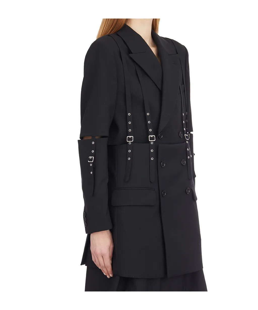 Jacket With Shoulder Splits