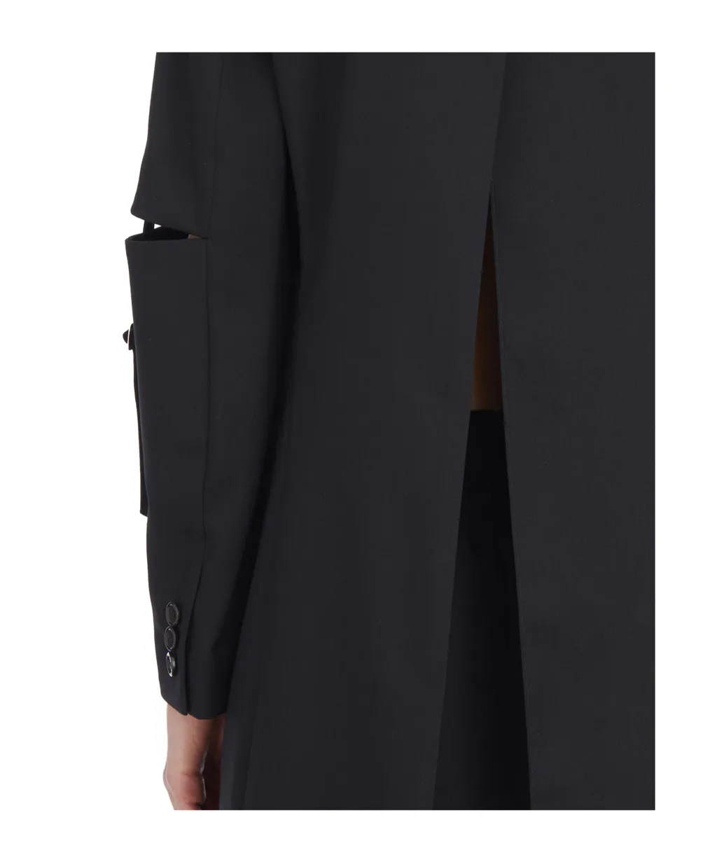 Jacket With Shoulder Splits