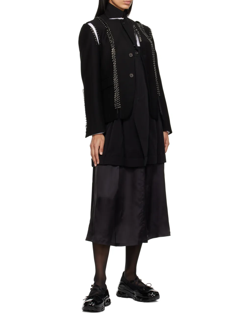 Long-Sleeved Suit Jacket