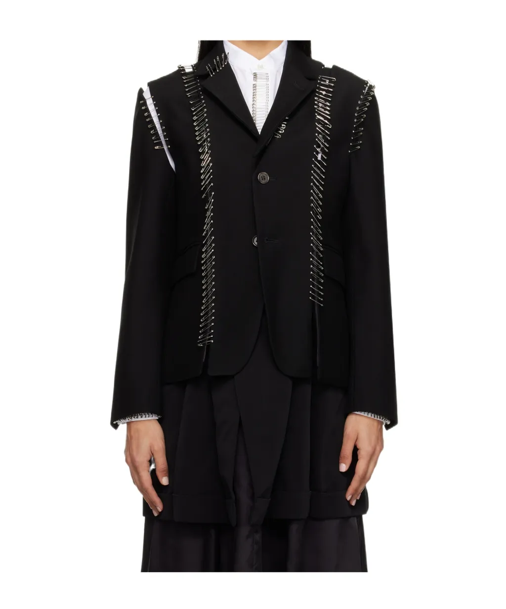 Long-Sleeved Suit Jacket