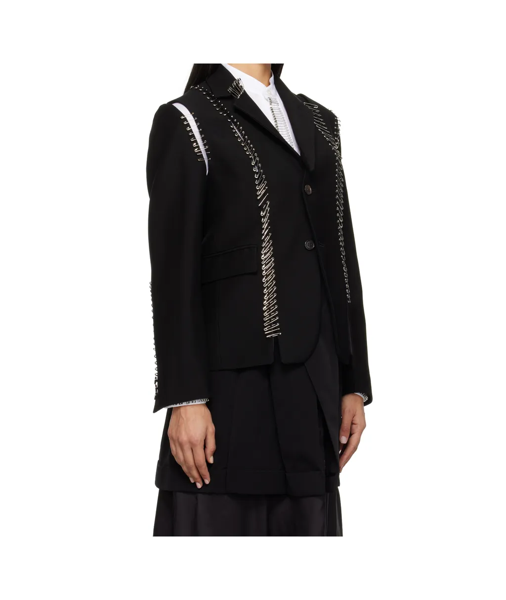 Long-Sleeved Suit Jacket