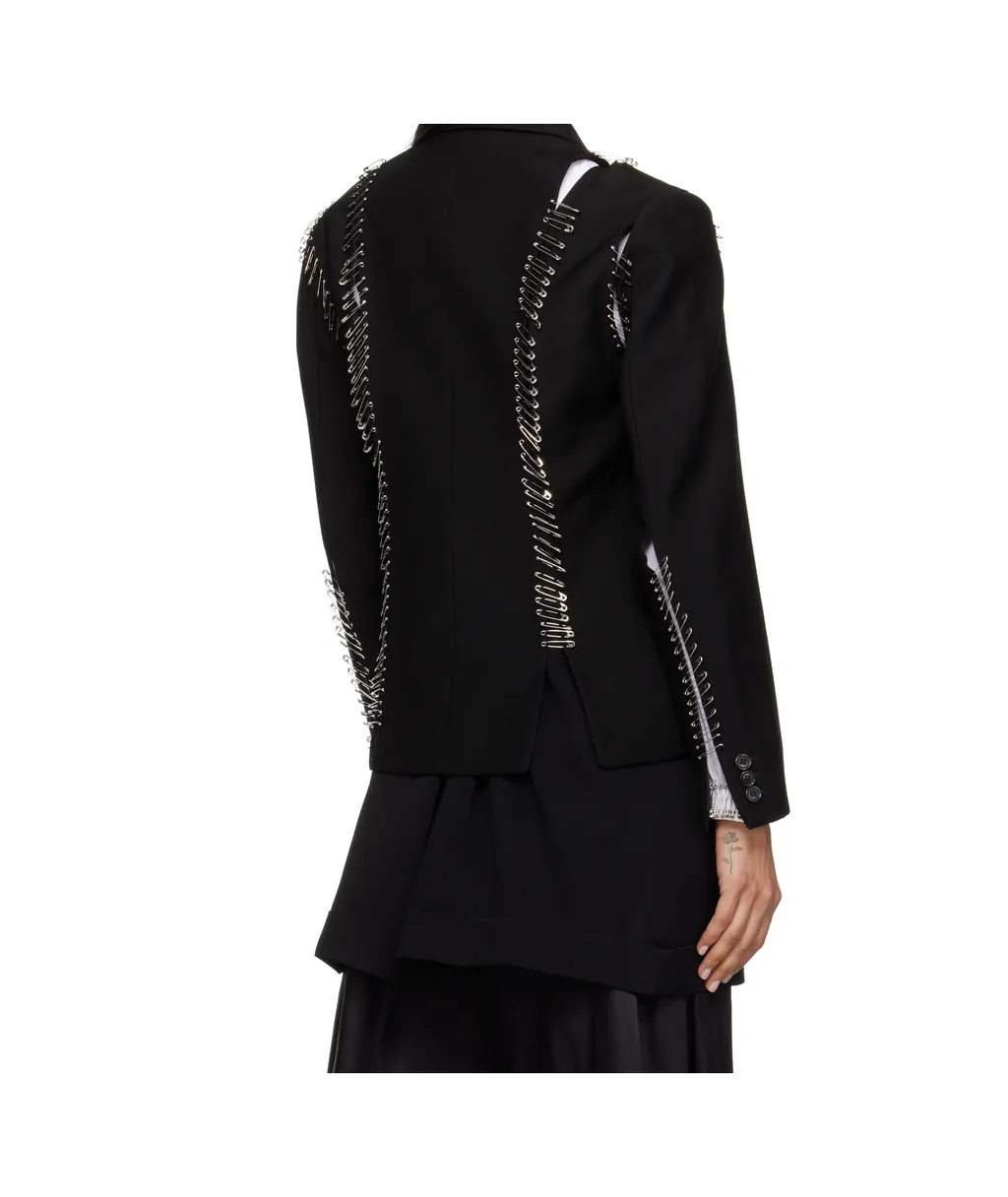 Long-Sleeved Suit Jacket
