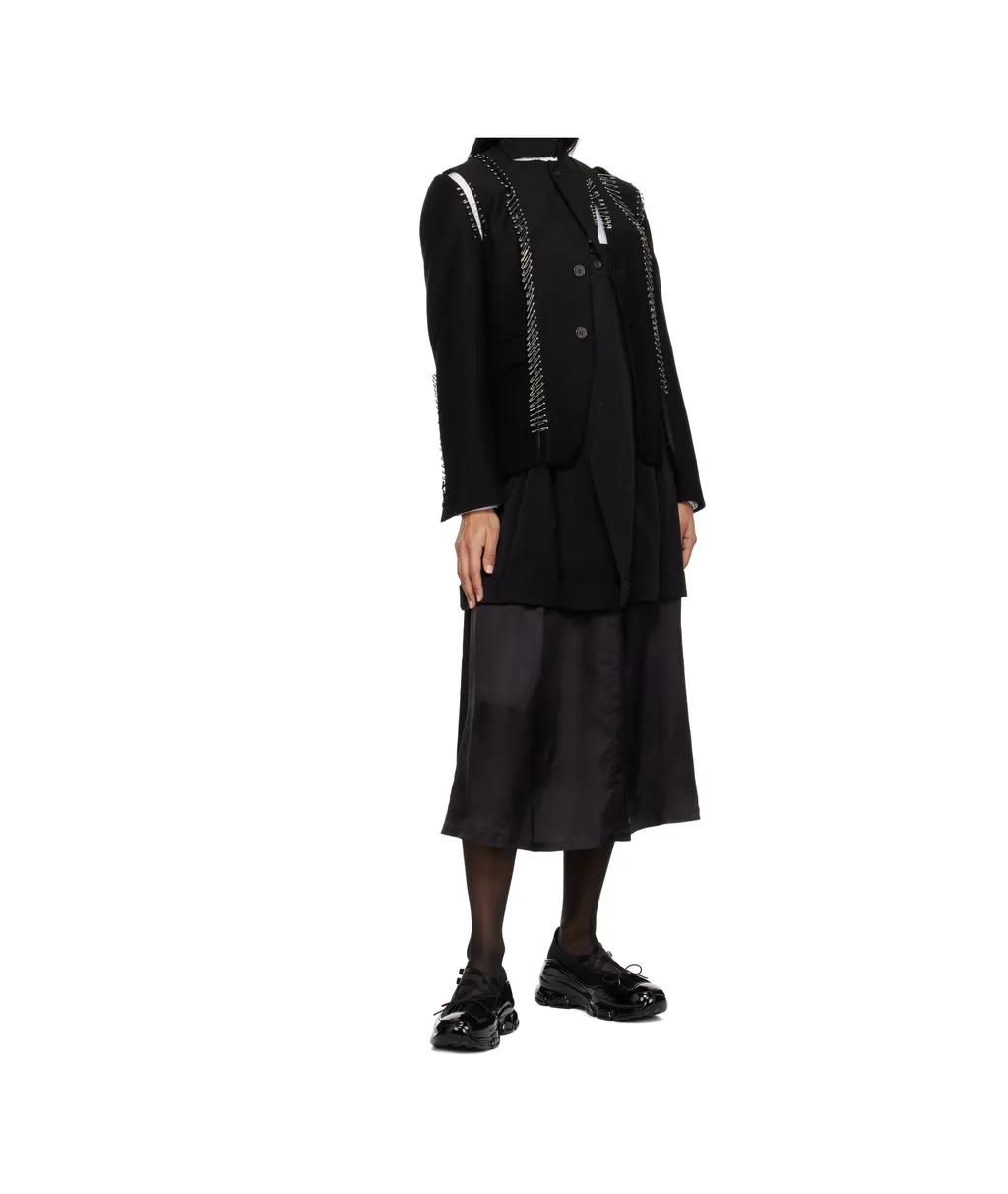 Long-Sleeved Suit Jacket