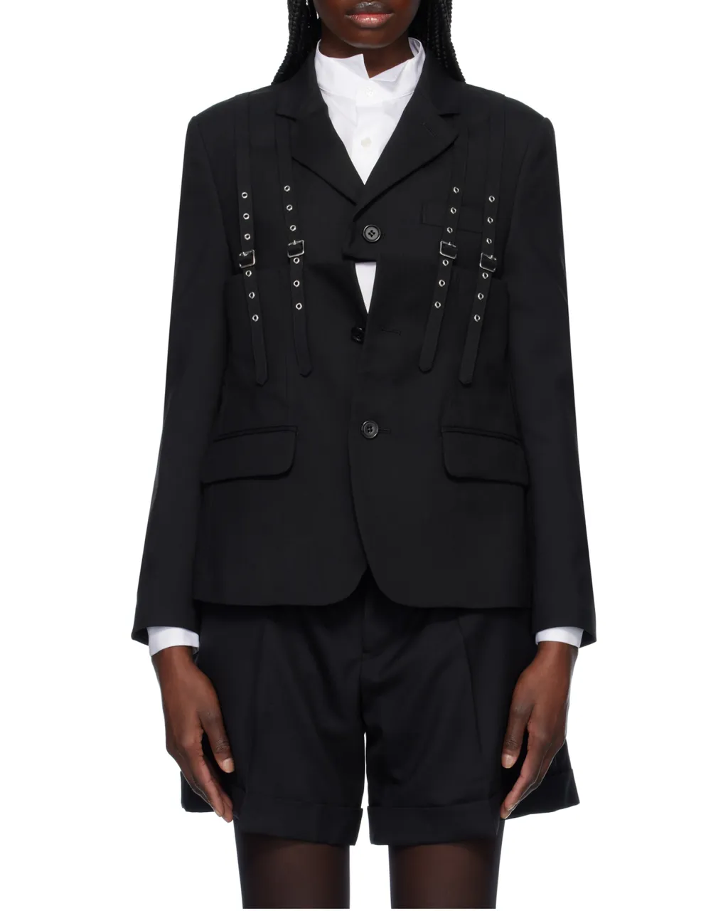 Buckled Regular Fit Blazer
