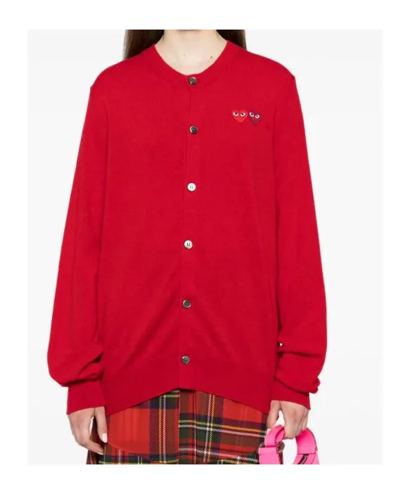 Crewneck Knitted Cardigan