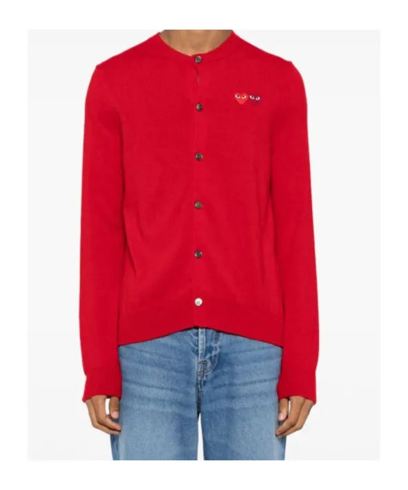 Crewneck Knitted Cardigan