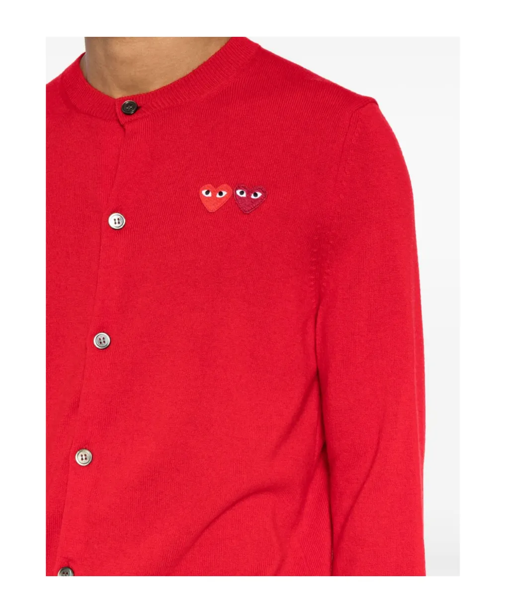 Crewneck Knitted Cardigan