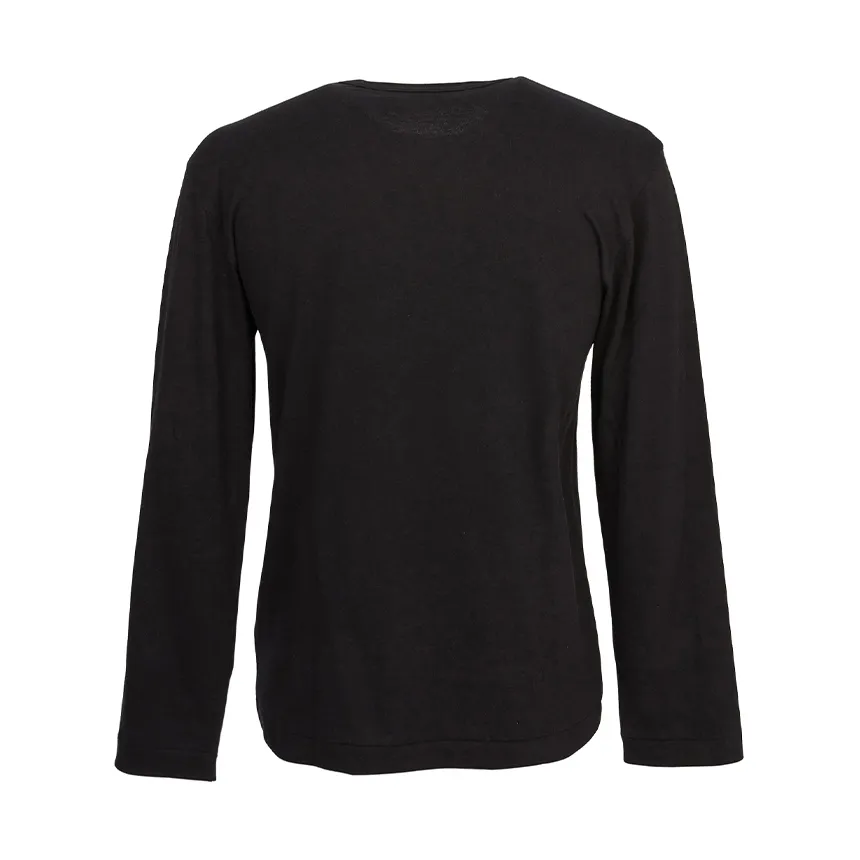 Double Heart Patch Crewneck T-Shirt