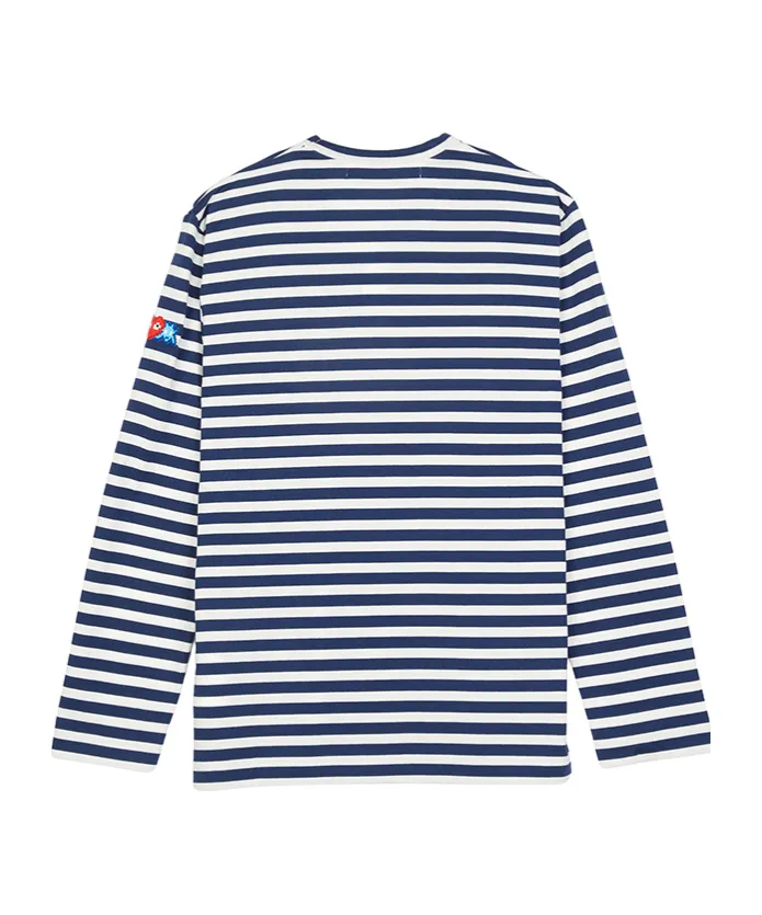 Logo-Appliqué Striped T-Shirt