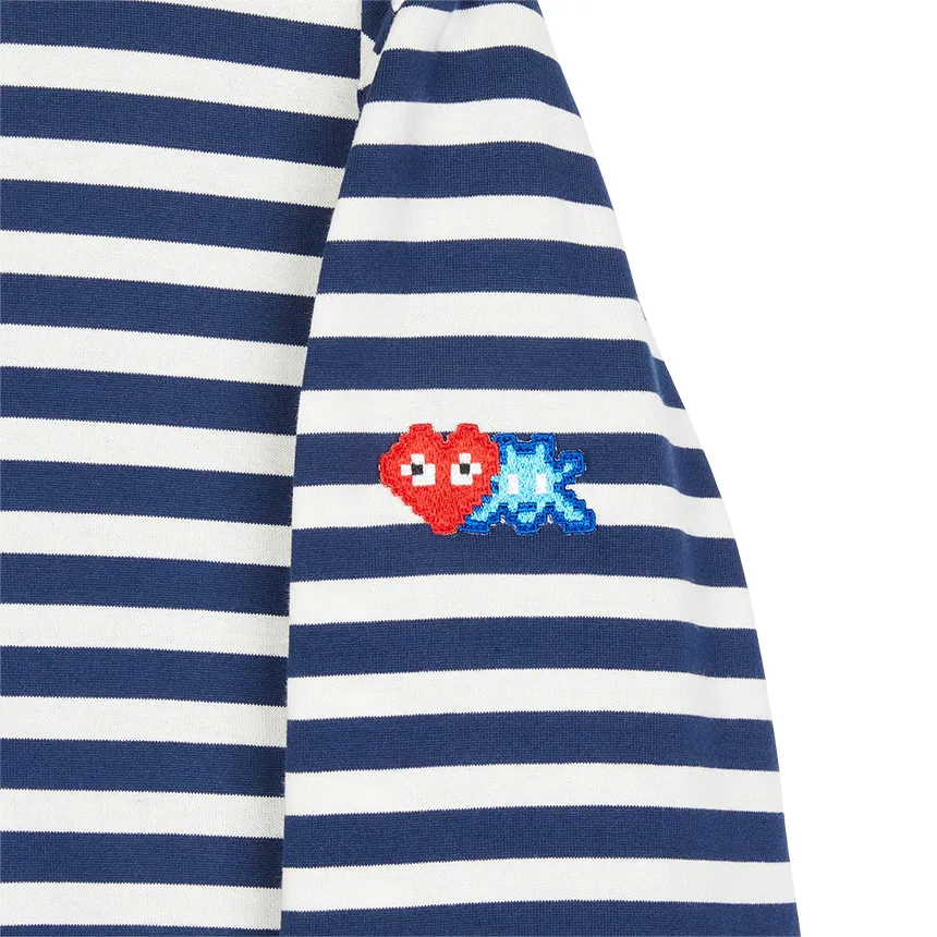 Logo-Appliqué Striped T-Shirt