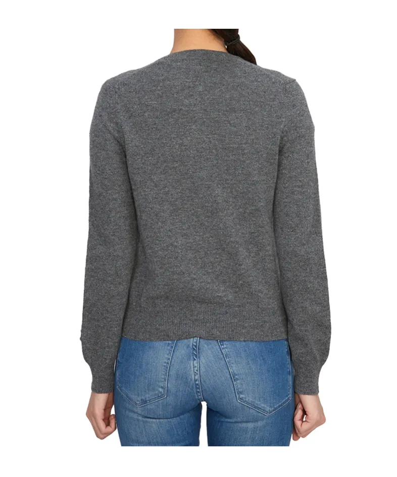 Logo-Patch Long-Sleeve Cardigan