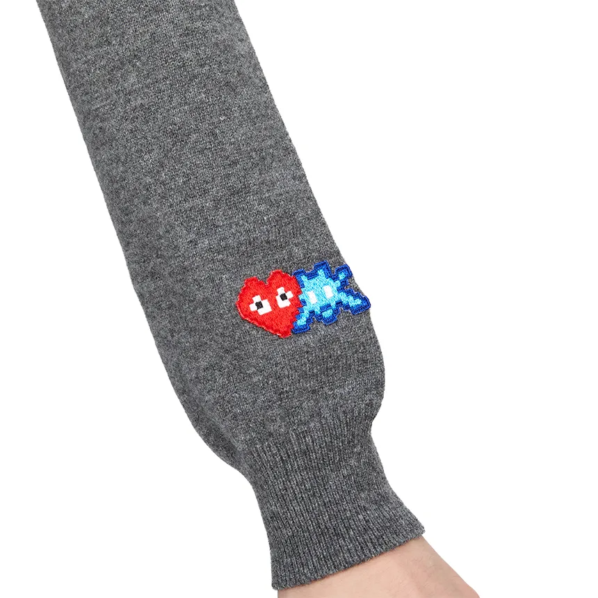 Logo-Patch Long-Sleeve Cardigan
