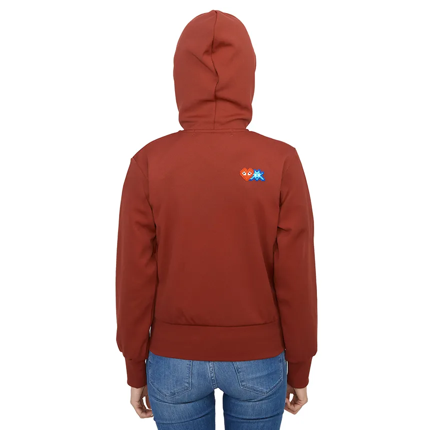 X Invader Pixelated-Heart Hoodie