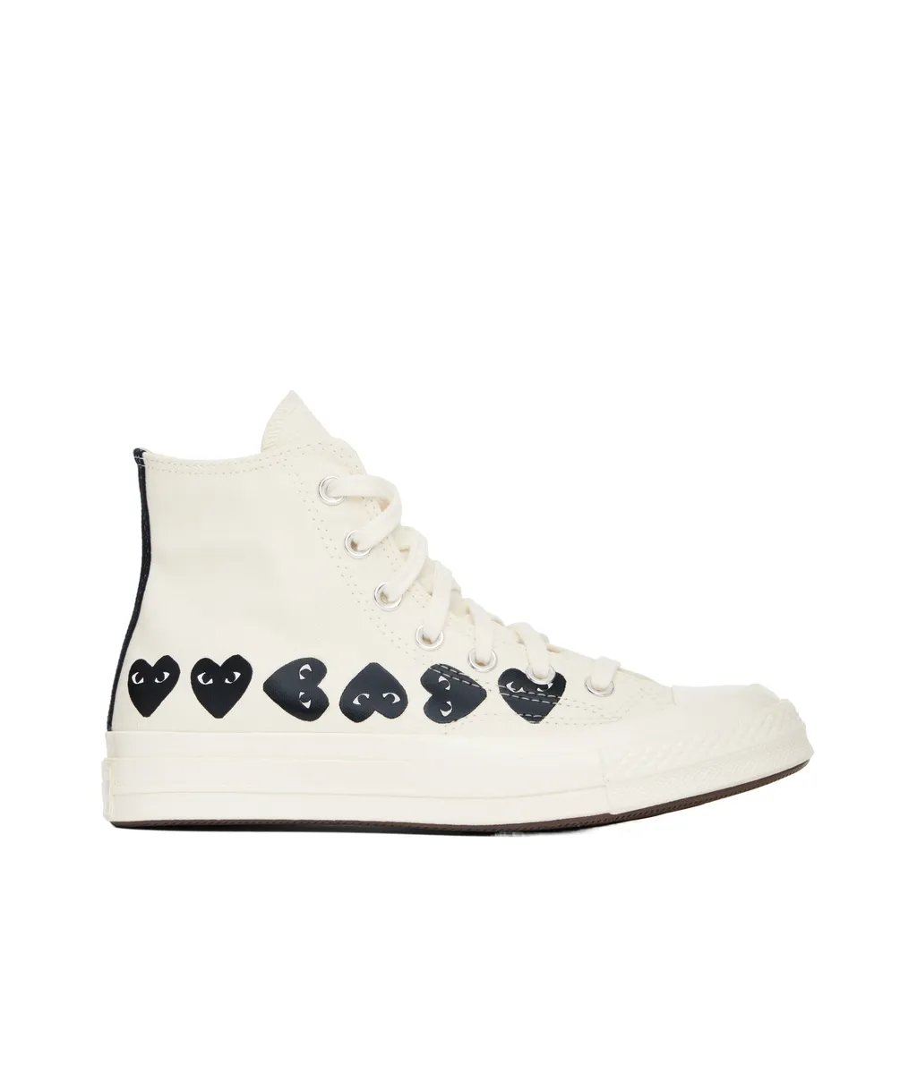 Lace-Up High-Top Sneakers
