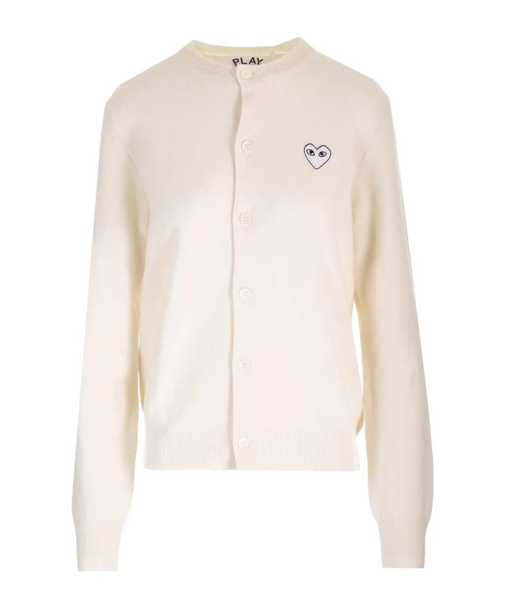Logo Patch Knitted Cardigan