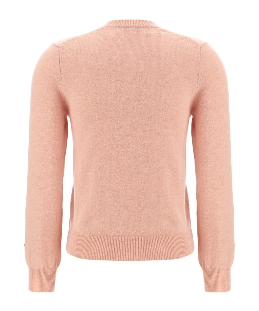 Long-Sleeved Knitted Cardigan