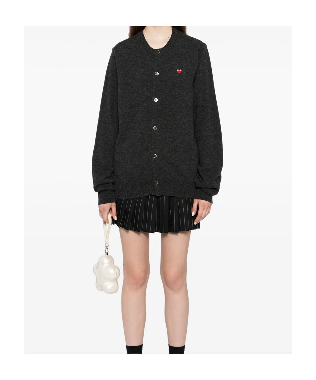Long-Sleeved Knitted Cardigan