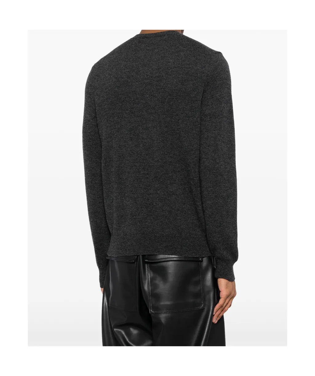 Long-Sleeved Knitted Cardigan
