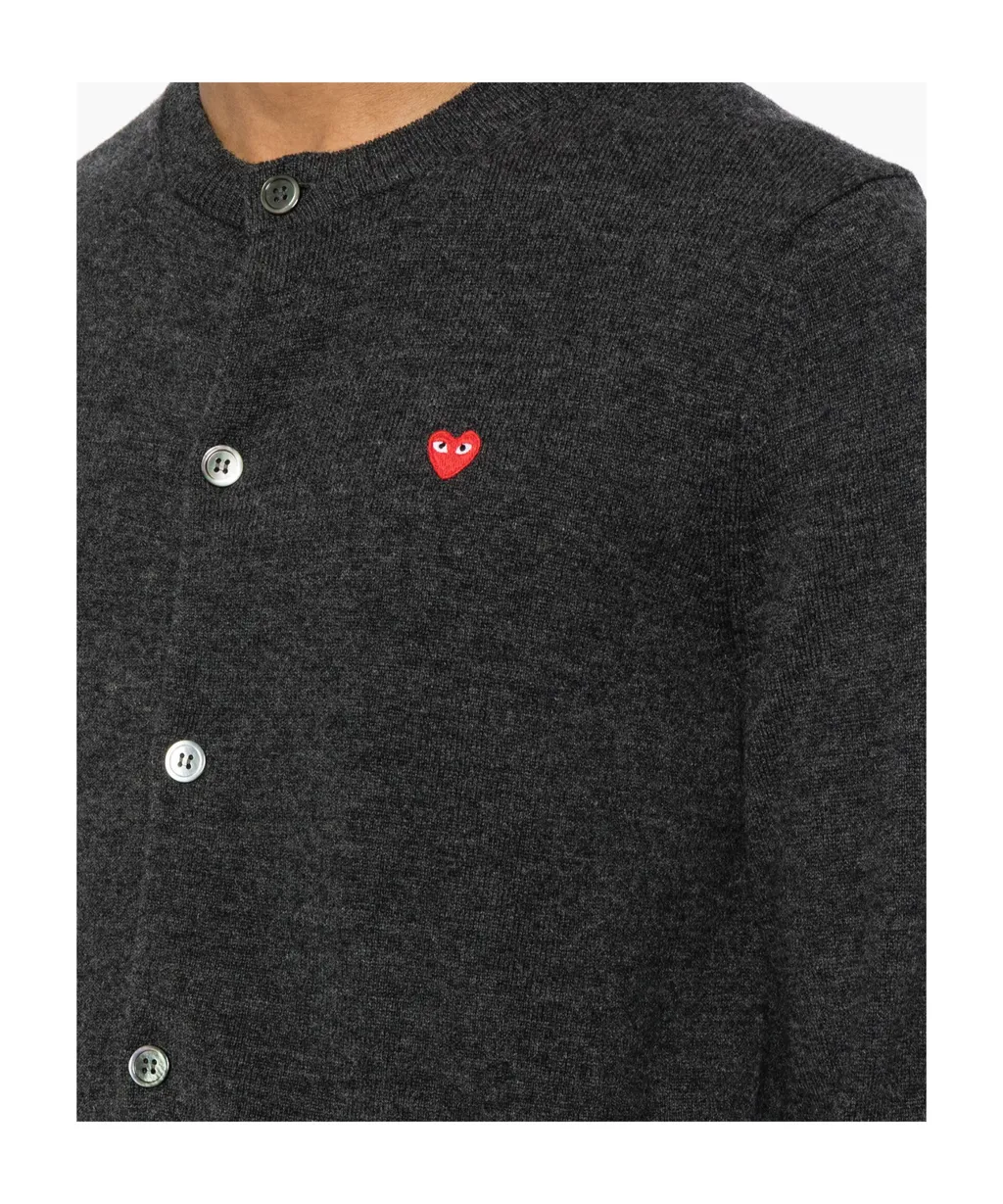 Long-Sleeved Knitted Cardigan