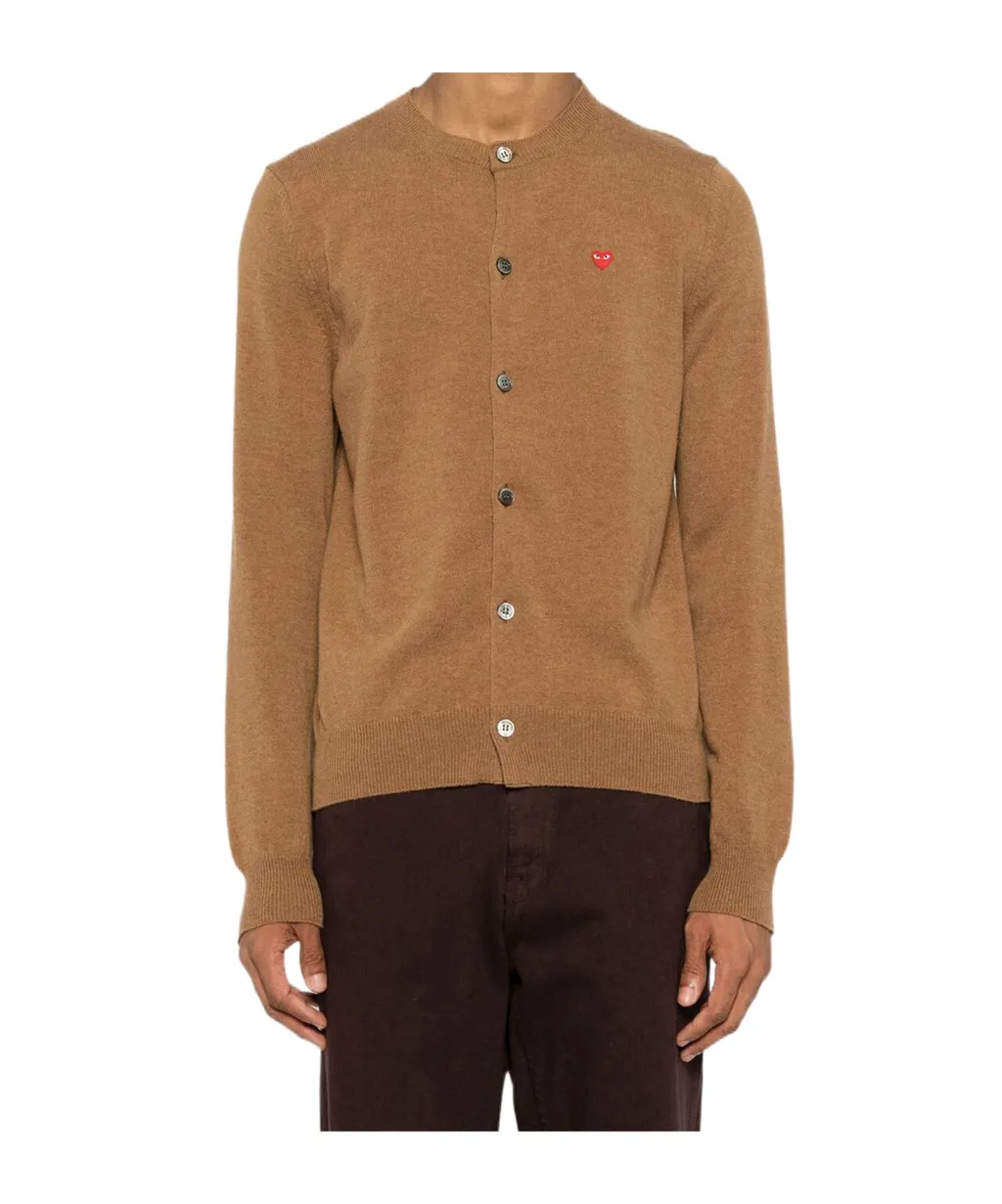 Long-Sleeved Knitted Cardigan