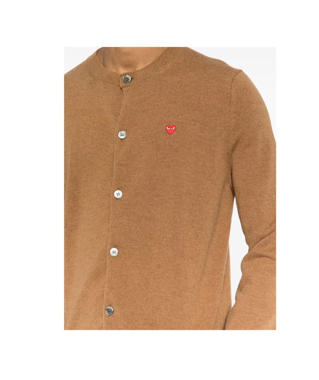 Long-Sleeved Knitted Cardigan
