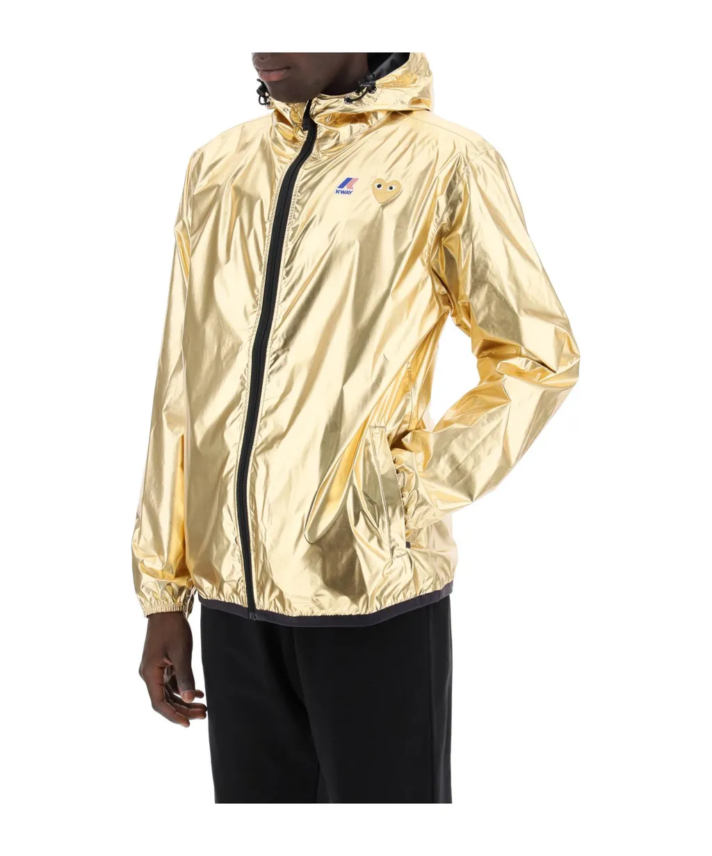 Heart-Patch Hooded Jacket