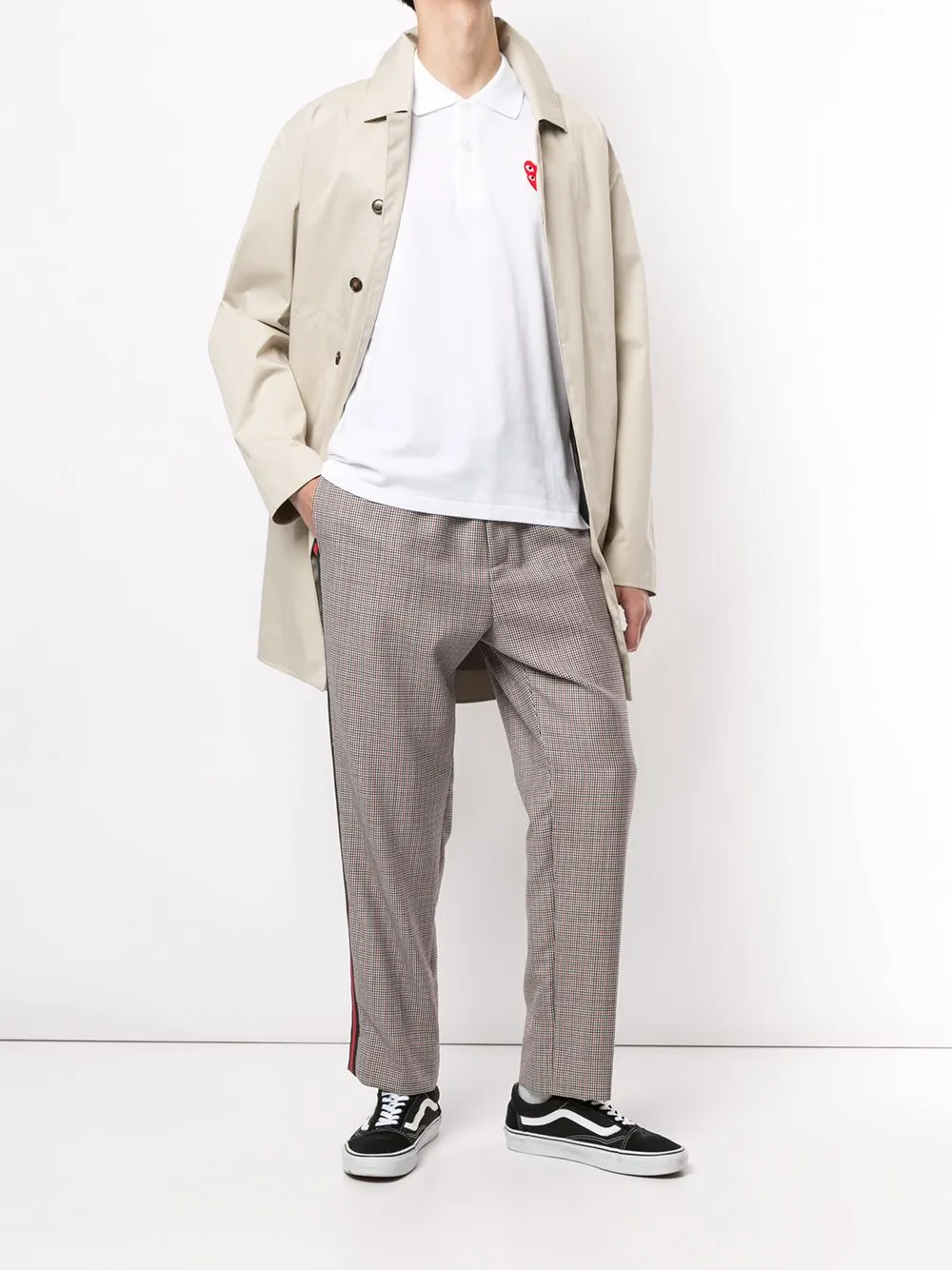Heart-Patch Polo Shirt