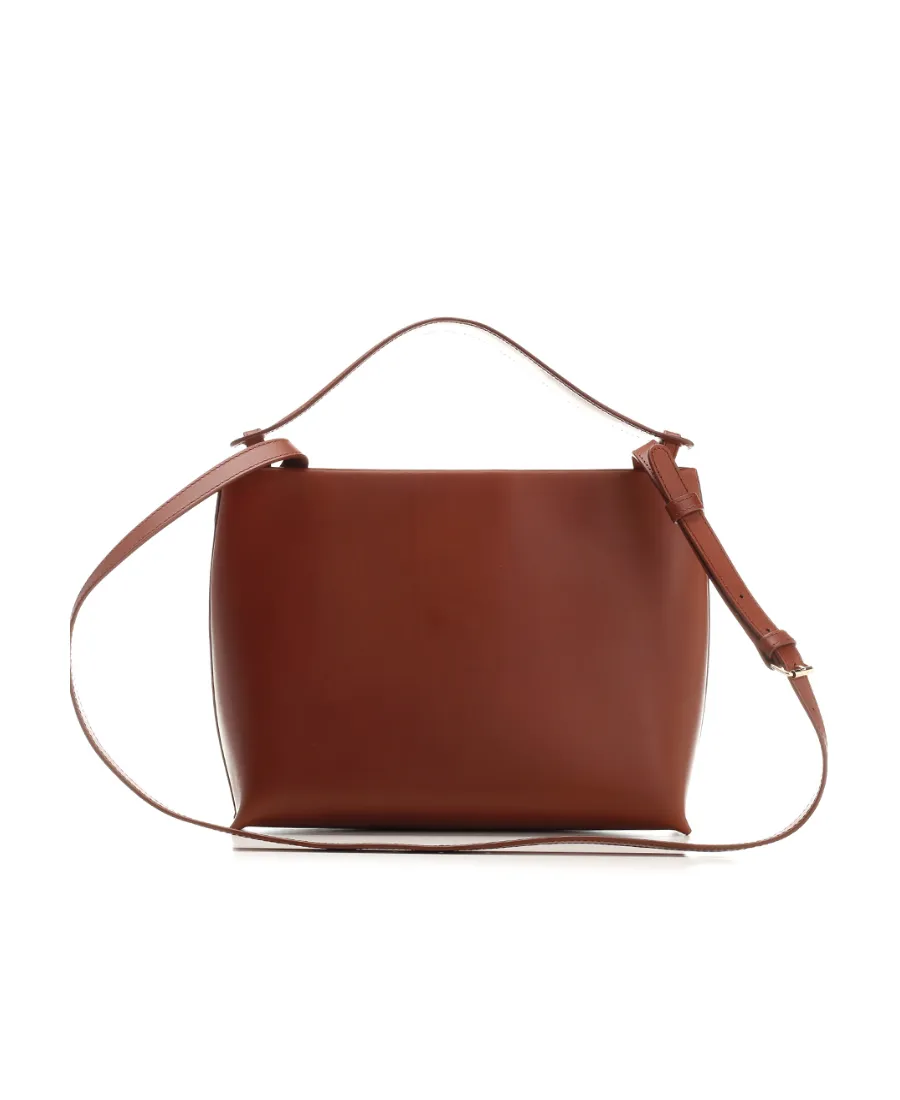 Logo Printed Shoulder Bag