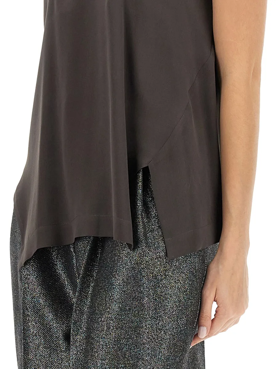 V-Neck Sleeveless Top