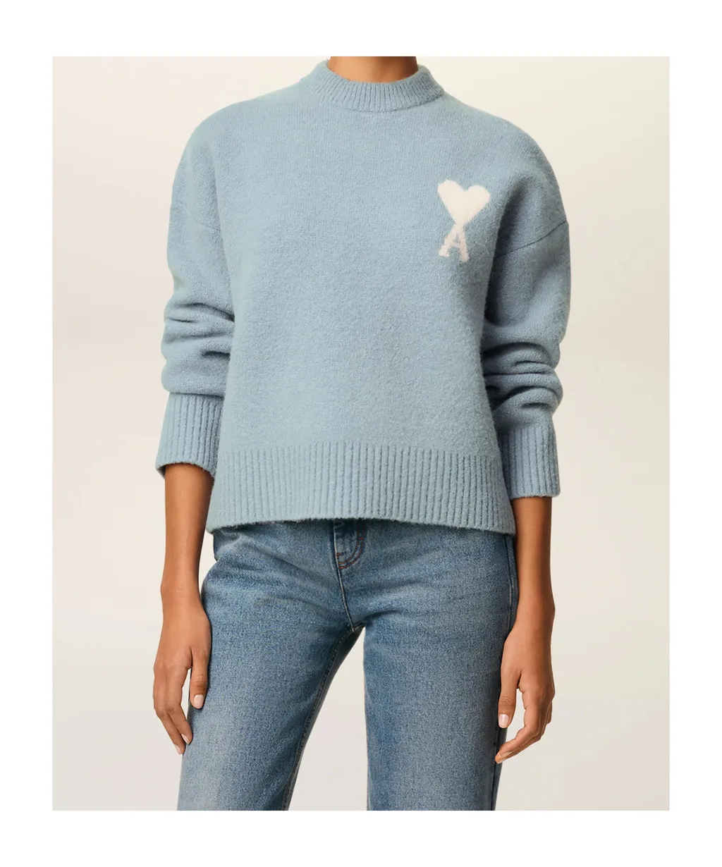 Logo Intrarsia Crewneck Jumper