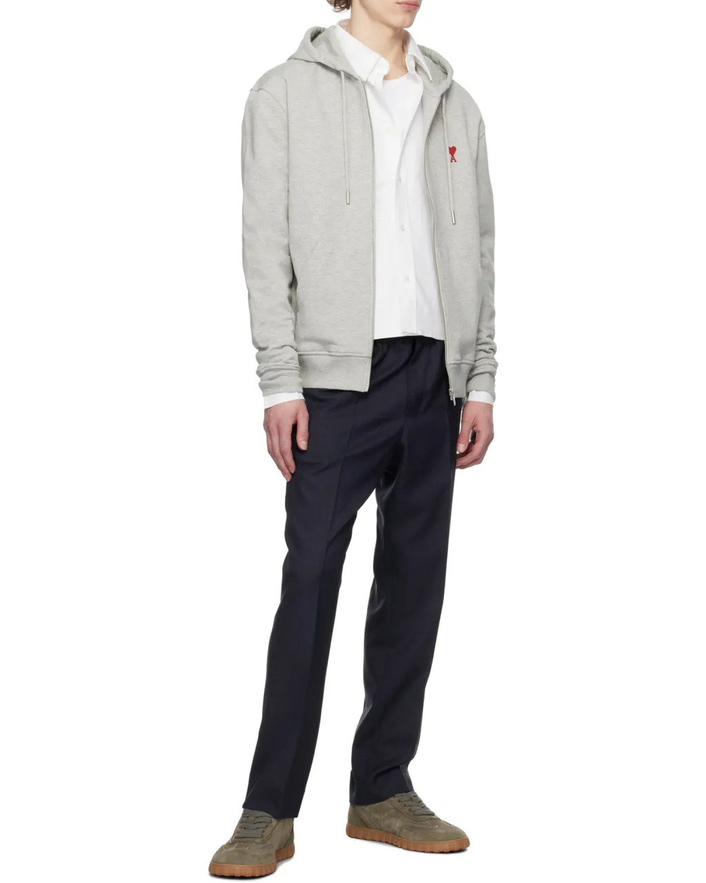 Ami De Coeur Zipped Hoodie