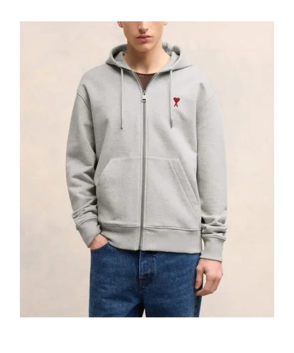 Ami De Coeur Zipped Hoodie