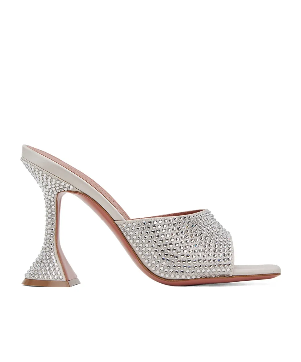 Lupita Crystal High-Heeled Sandals