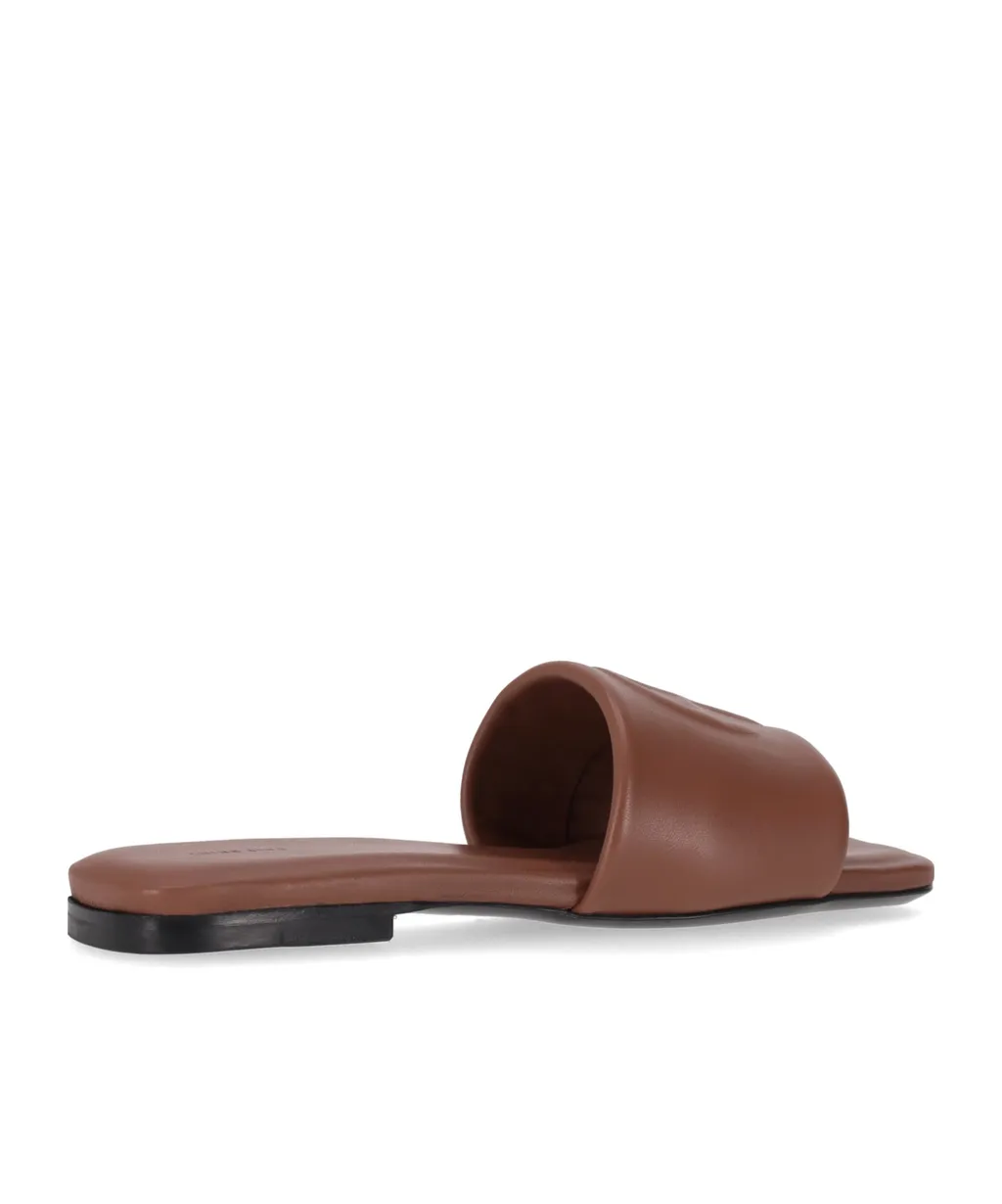 Square Toe Flat Sandals