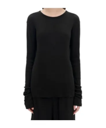 Fiene Ribbed Long-Sleeve T-Shirt