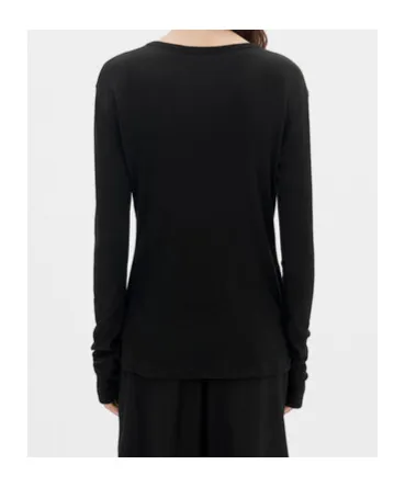 Fiene Ribbed Long-Sleeve T-Shirt