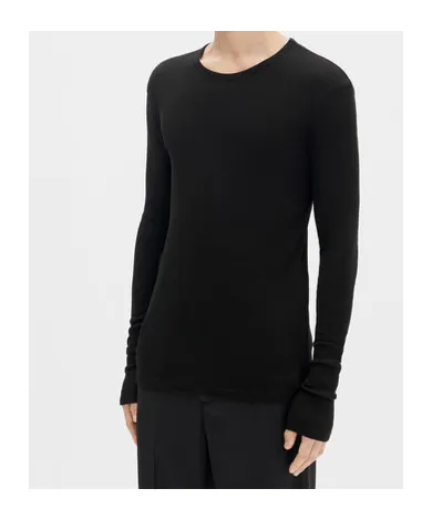 Long-Sleeve Ribbed T-Shirt