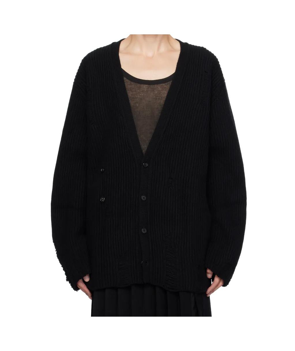 Rib Knitted Cardigan