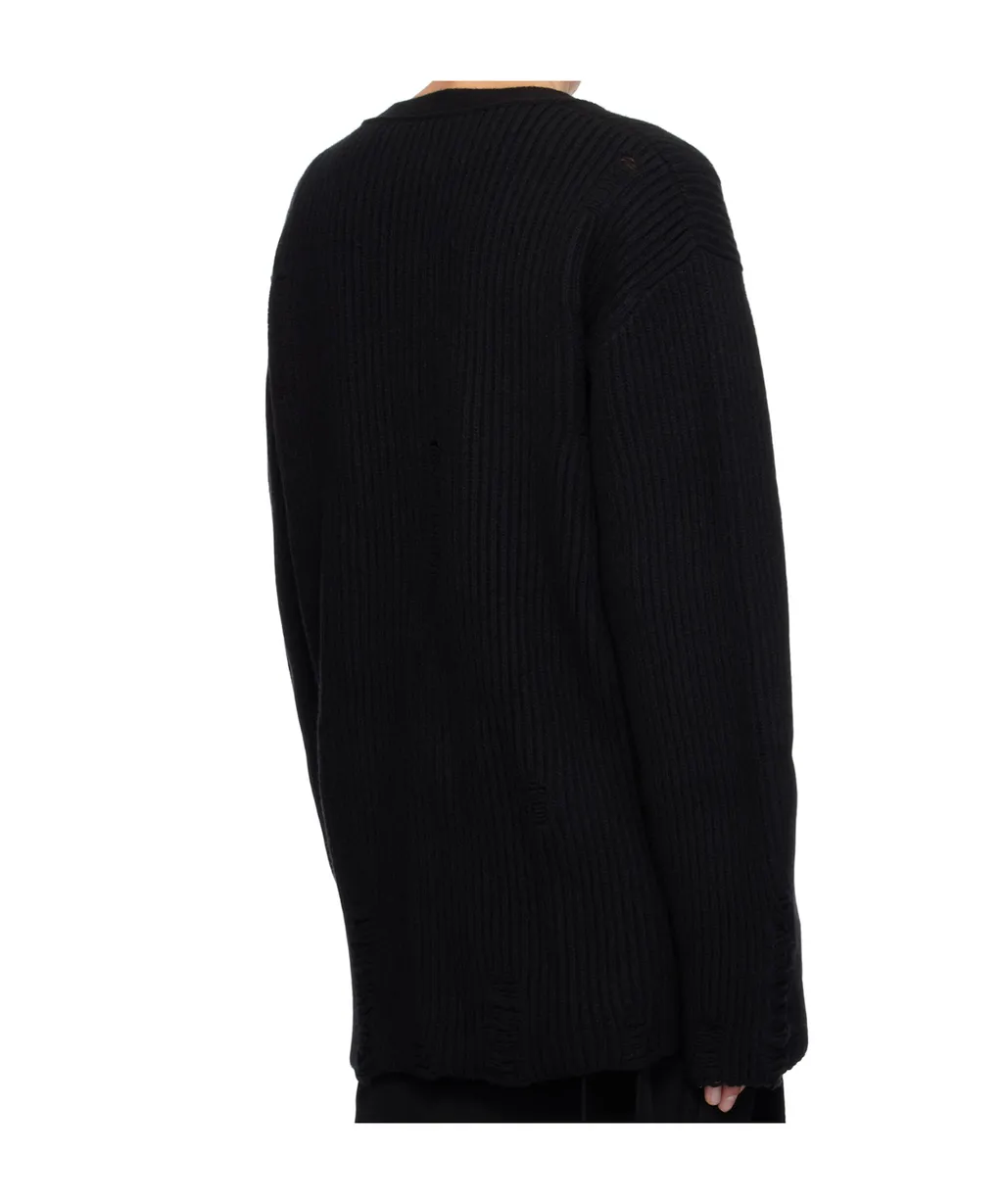 Rib Knitted Cardigan